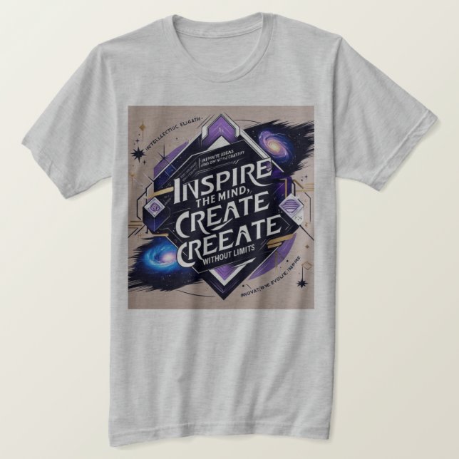 Inspira sinnet, Skapa utan gränser T Shirt (Design framsida)