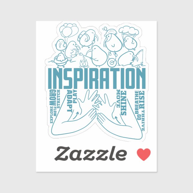 inspiration - ASL-design Klistermärken (Ark)