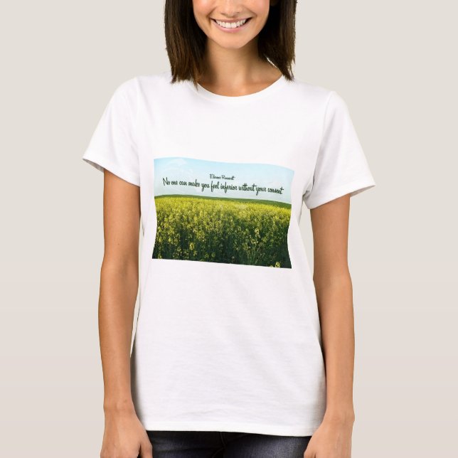 Inspiration av Eleanor Roosevelt T-shirt (Framsida)