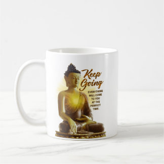 Inspiration Buddha Motivation White Kaffemugg