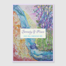 Inspiration Citat Zen Universum Magnetisk Kort