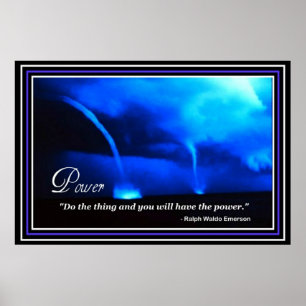 Inspiration driver affischen för det visionEmerson Poster