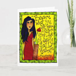 inspiration för att uppmuntra asiatiska kvinnor kort