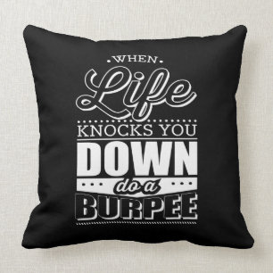 Inspiration för genomkörare för Burpees Kudde