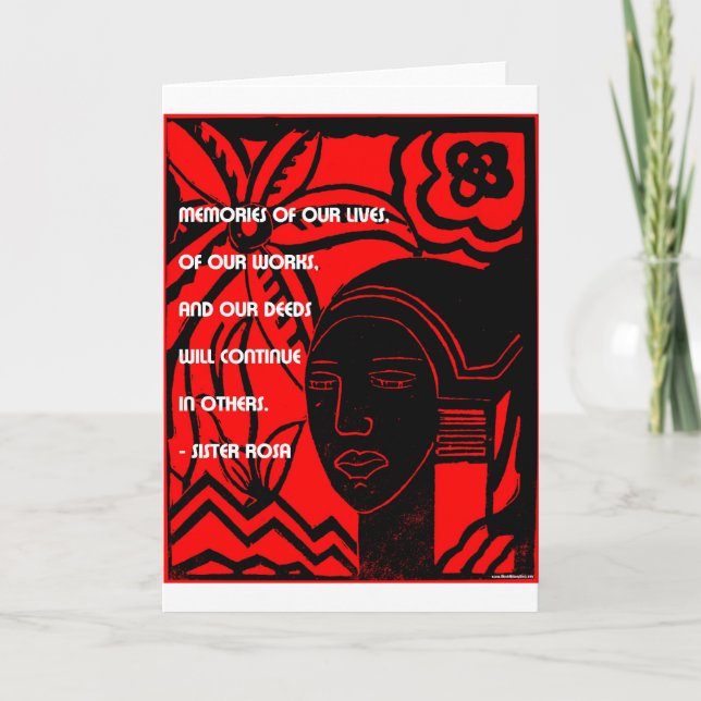 Inspiration från systern Rosa Kort (Framsida)