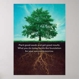 inspiration från träd - Motiverande Poster av ly