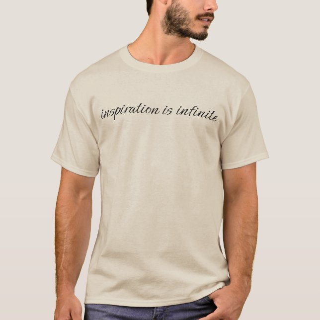 Inspiration Herrens Basic T-Shirt (Framsida)