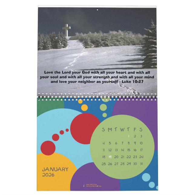 inspiration kalender (Jan 2026)