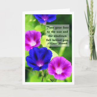Inspiration - kort för morgonhärlighethälsning