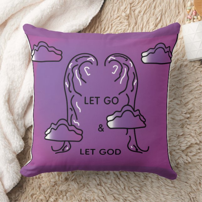 Inspiration Kudde Lila (Filt)