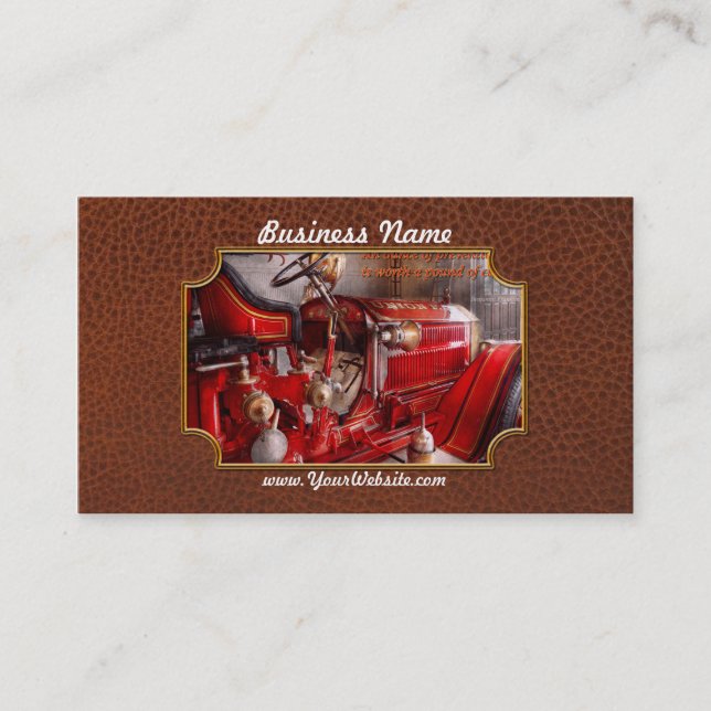 Inspiration - Lastbil - Väntar på samtal Visitkort (Framsida)