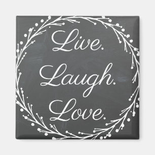 Inspiration - levande skrattkärlekmagnet magnet