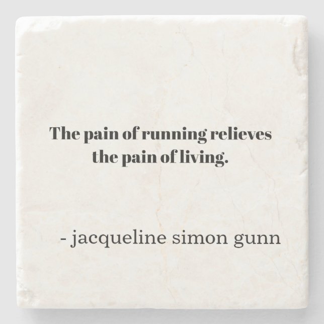 Inspiration löpare  stenunderlägg (Framsidan)