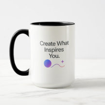 Inspiration Mug för kreativa – Minimalistisk desig