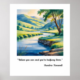 inspiration och lugn poster