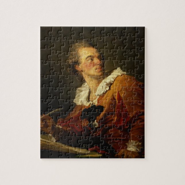 Inspiration (olja på kanfas) pussel (Vertikal)