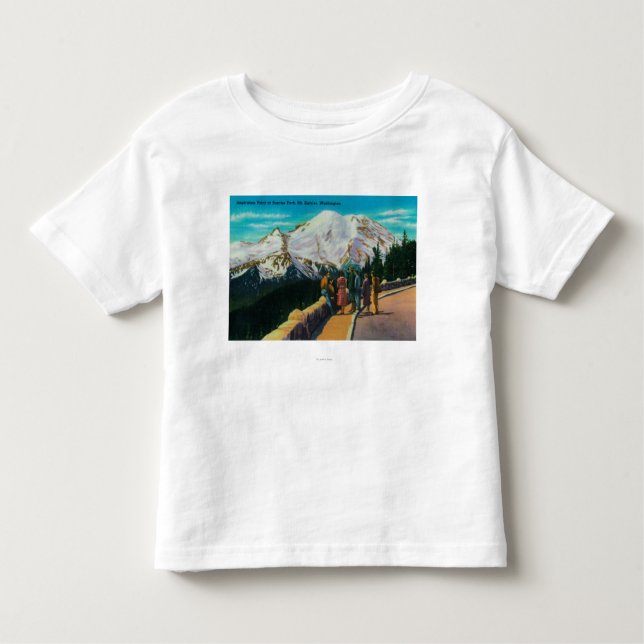 Inspiration pekar på soluppgången parkerar t-shirt (Framsida)