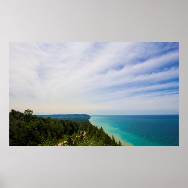 Inspiration Point, Arcadia, Michigan Poster (Framsidan)