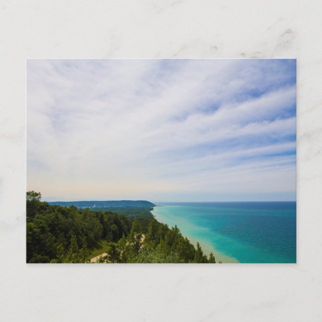 Inspiration Point, Arcadia, Michigan Vykort (Framsida)