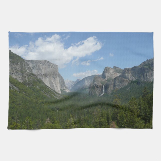 Inspiration Point i Yosemite National Park Kökshandduk (Horisontell)
