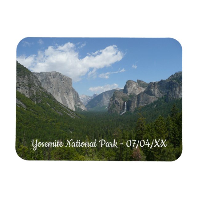 Inspiration Point i Yosemite National Park Magnet (Horisontell)