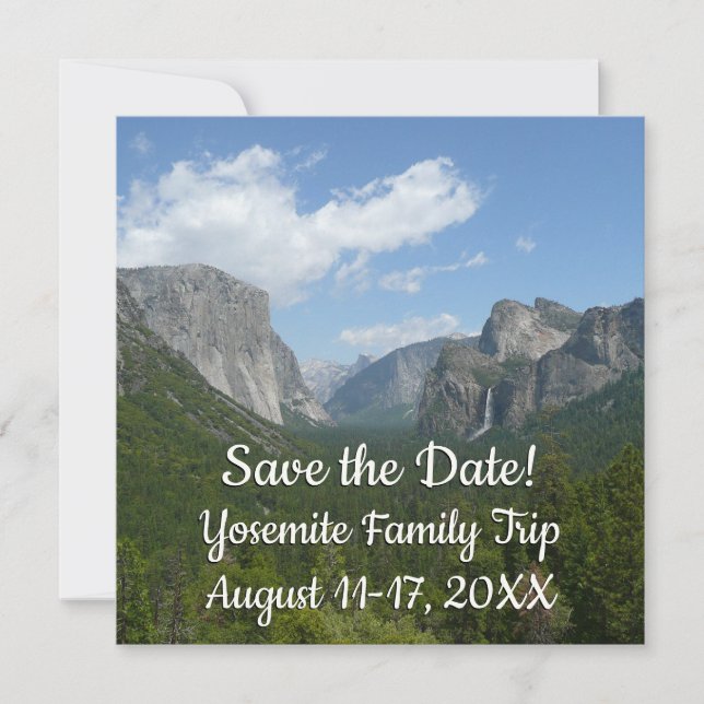 Inspiration Point i Yosemite Spara datum (Framsida)