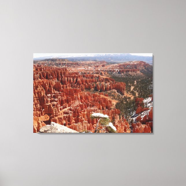 Inspiration Point vid Bryce Canyon I Canvastryck (Framsida)