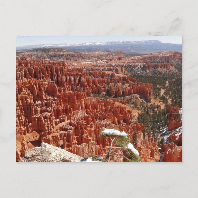 Inspiration Point vid Bryce Canyon I Vykort (Framsida)