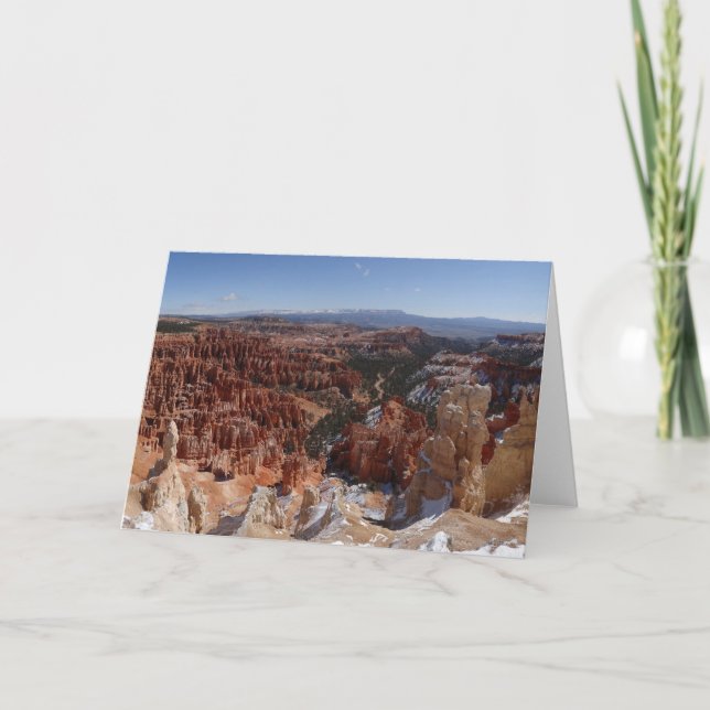 Inspiration Point vid Bryce Canyon II Kort (Framsida)