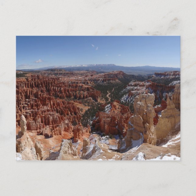Inspiration Point vid Bryce Canyon II Vykort (Framsida)
