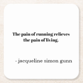 Inspiration runners underlägg papper kvadrat