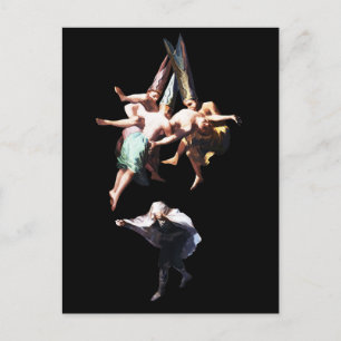 inspiration till Francisco Goya, Witches Flight Vykort