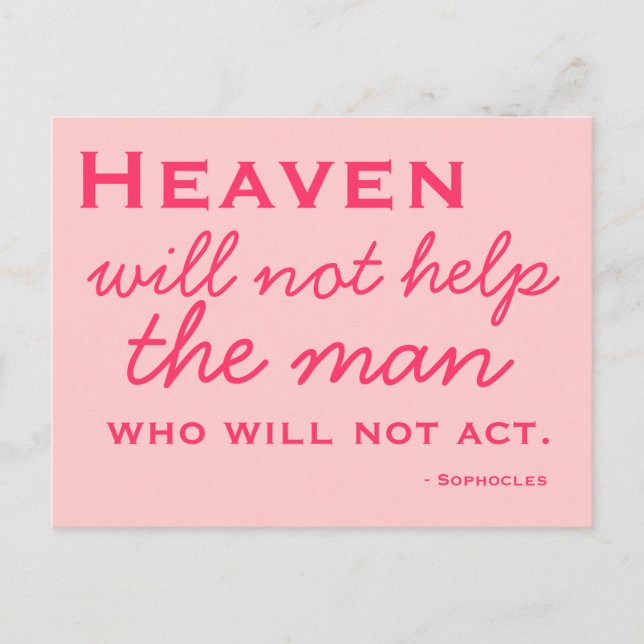 Inspiration - Välj åtgärd - vykort (Framsida)