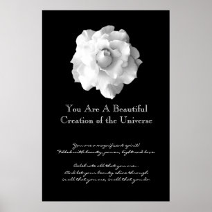 Inspiration Vit ros Poster