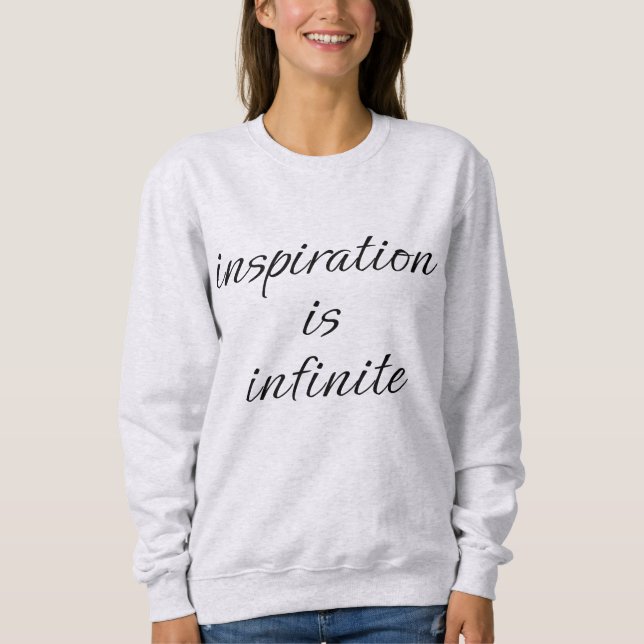Inspiration Women's Basic Sweatshirt T Shirt (Framsida)