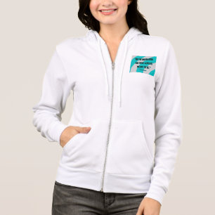 Inspiration Women's Bella+Canvas Fullt-Zip Hoodie T Shirt