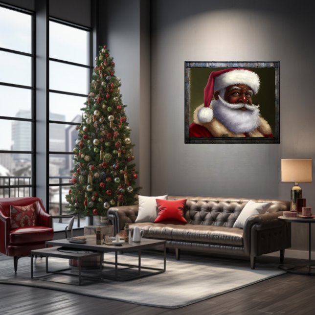 Inspirational African American Santa Poster (Skapare uppladdad)