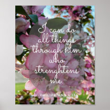 Inspirational Andlig Quote med Rosa Flowers