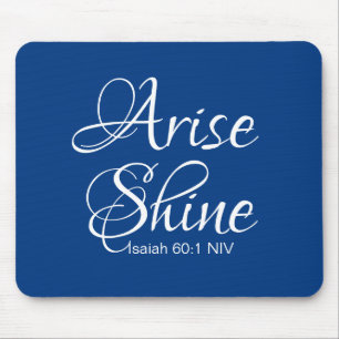 Inspirational Arise och Shine Bible Verse Faith Musmatta