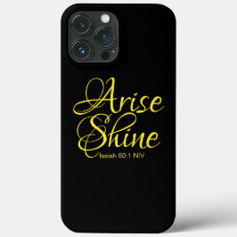 Inspirational Arise och Shine Faith Black