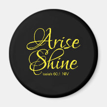 Inspirational Arise och Shine Faith Black