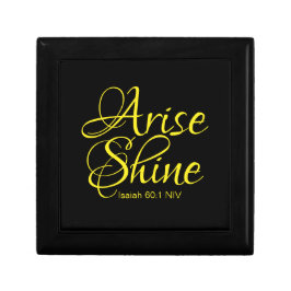 Inspirational Arise och Shine Faith Black Minnesask