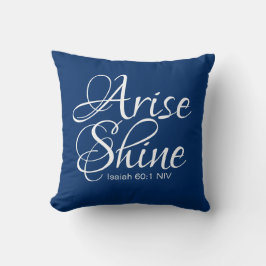 Inspirational Arise och Shine Faith jul Kudde