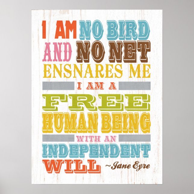 Inspirational Art - Jane Eyre Poster (Framsidan)