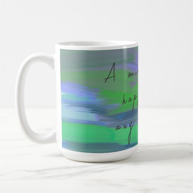 Inspirational Art Miracle-meddelande Kaffemugg (Vänster)