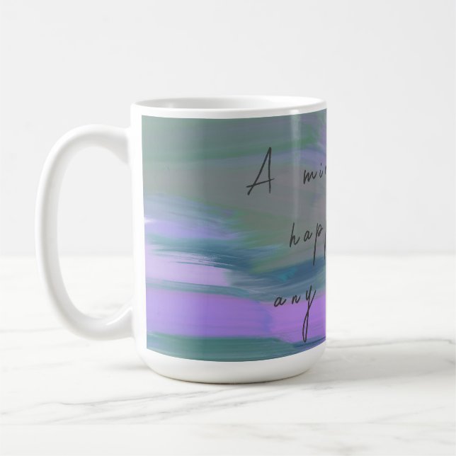 Inspirational Art Miracle-meddelande Kaffemugg (Vänster)