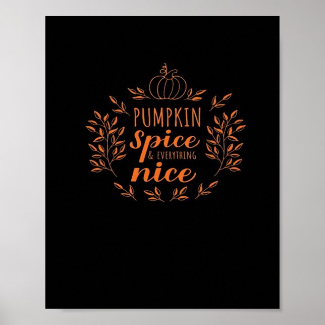 Inspirational Autumn-citat Poster (Framsidan)