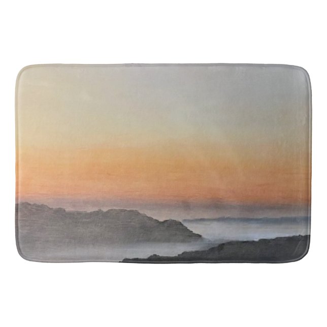 Inspirational Bath Mat | Ice Storm Sunrise Badrumsmatta (Framsidan)