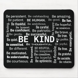 Inspirational BE KIND Word Cloud Musmatta