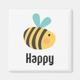 Inspirational Bee Lycklig Magnet
